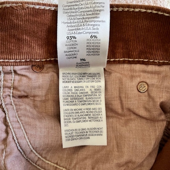 MOTHER Soft Brown Cords, Rawhem Sz 31 - Picture 6 of 7